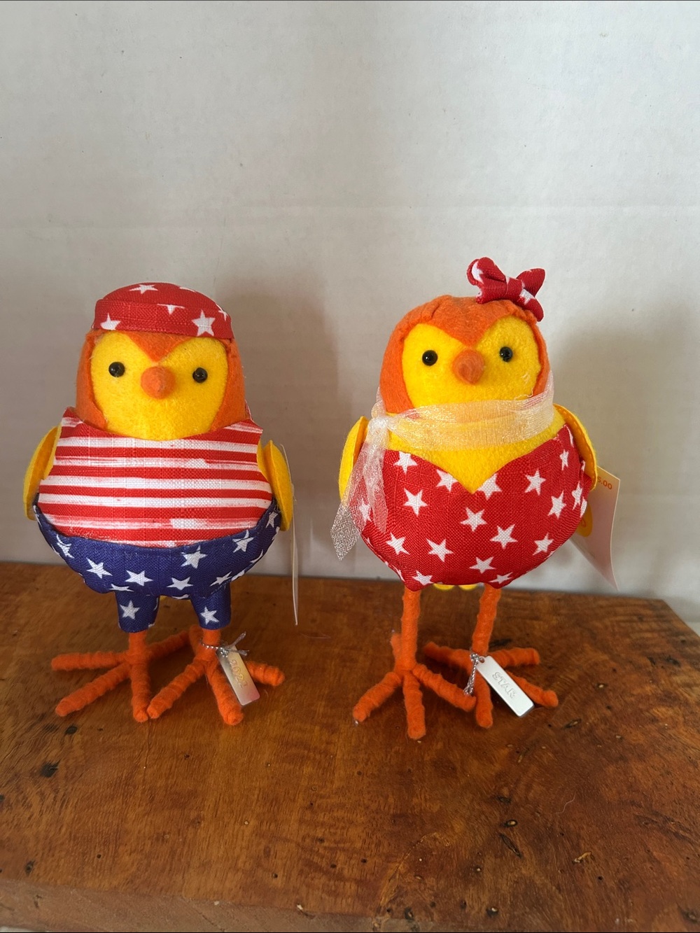 NWT Target Featherly Friends Patriotic Chick Birds Star and Drummer